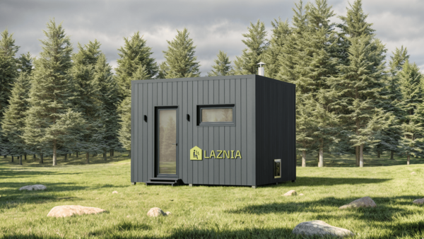 Міні баня 3,4х4м для дачі – 13,6 м²