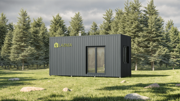 Мобільна баня 2,4х6м з кімнатою відпочинку – 14,4 м²