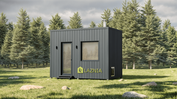 Міні баня 2,4х4м з душовою – 9,6 м²